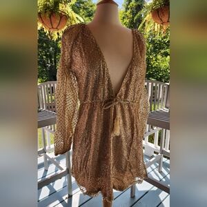 Gold and Glitter Dress